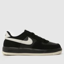 Nike Force 1 Low LV8 2 Boys Junior in Black Nike Force 1 Low LV8 2,1 of 4