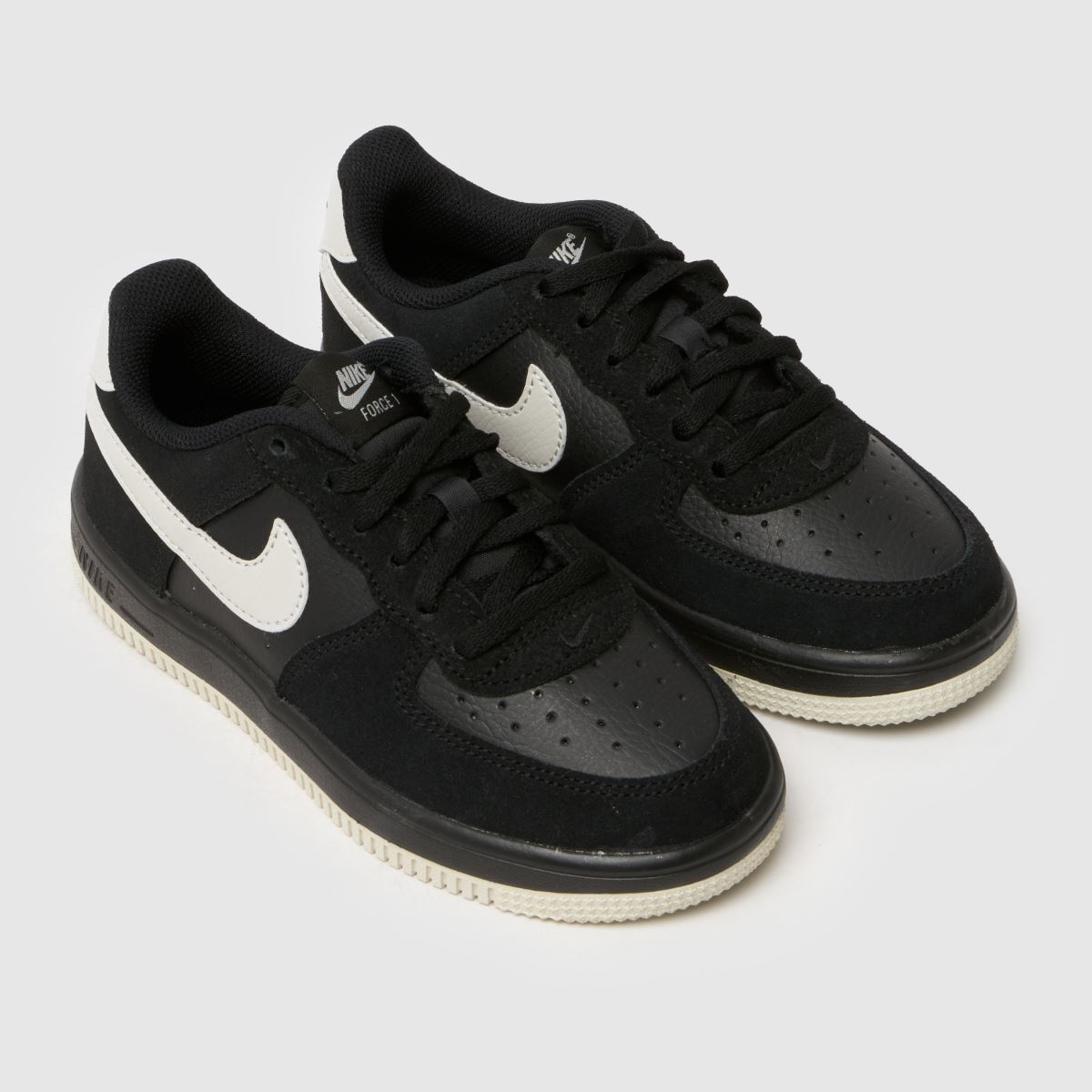 nike air force junior black and white
