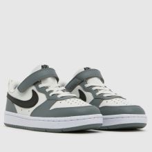 Nike Court Borough Low Boys Junior in Grey Multi Nike Court Borough Low,2 of 4