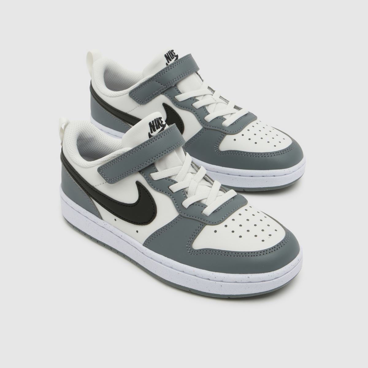 Nike Court Borough Low Boys Junior in Grey Multi Nike Court Borough Low 4