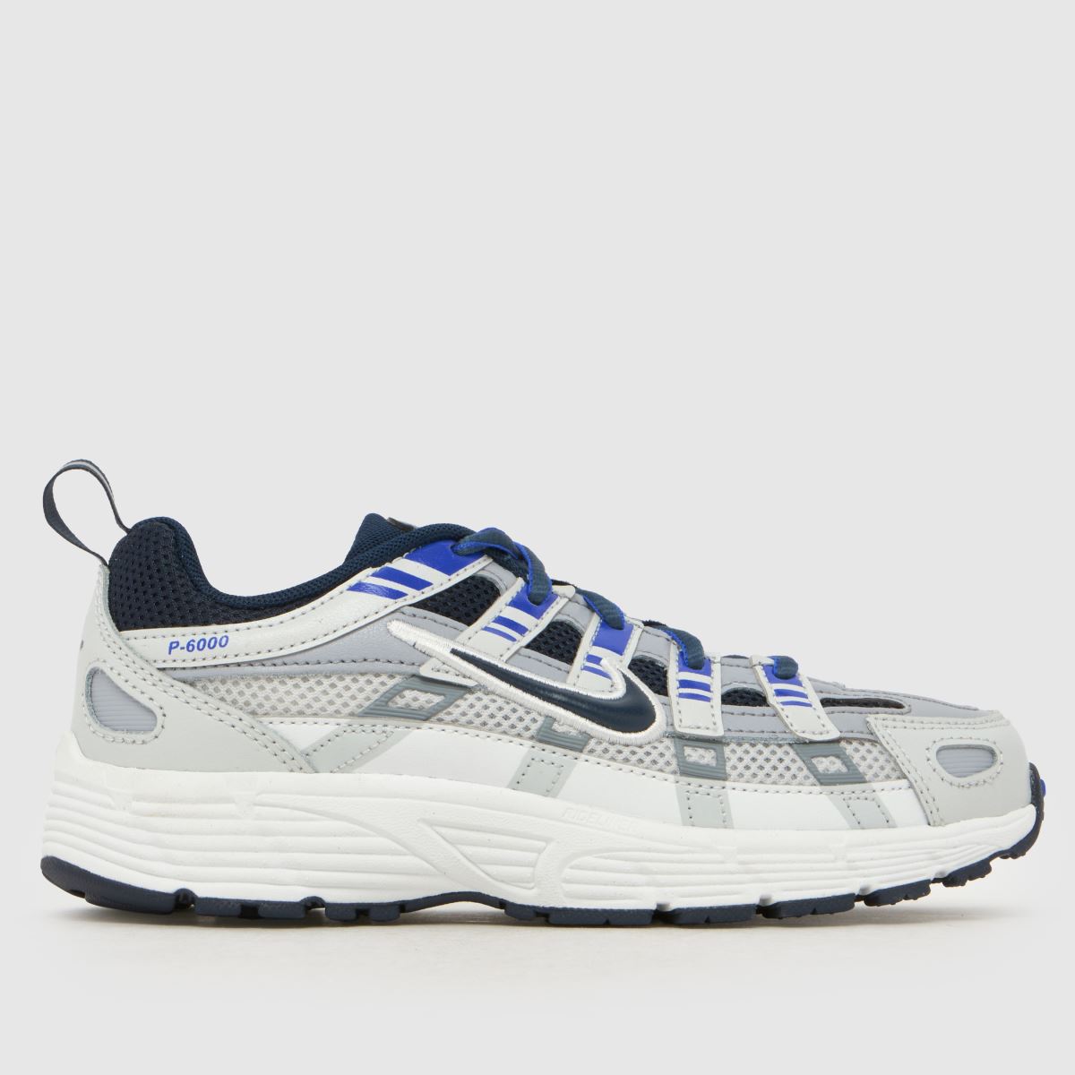 Nike P-6000 Boys Junior in Grey & Navy Nike P-6000