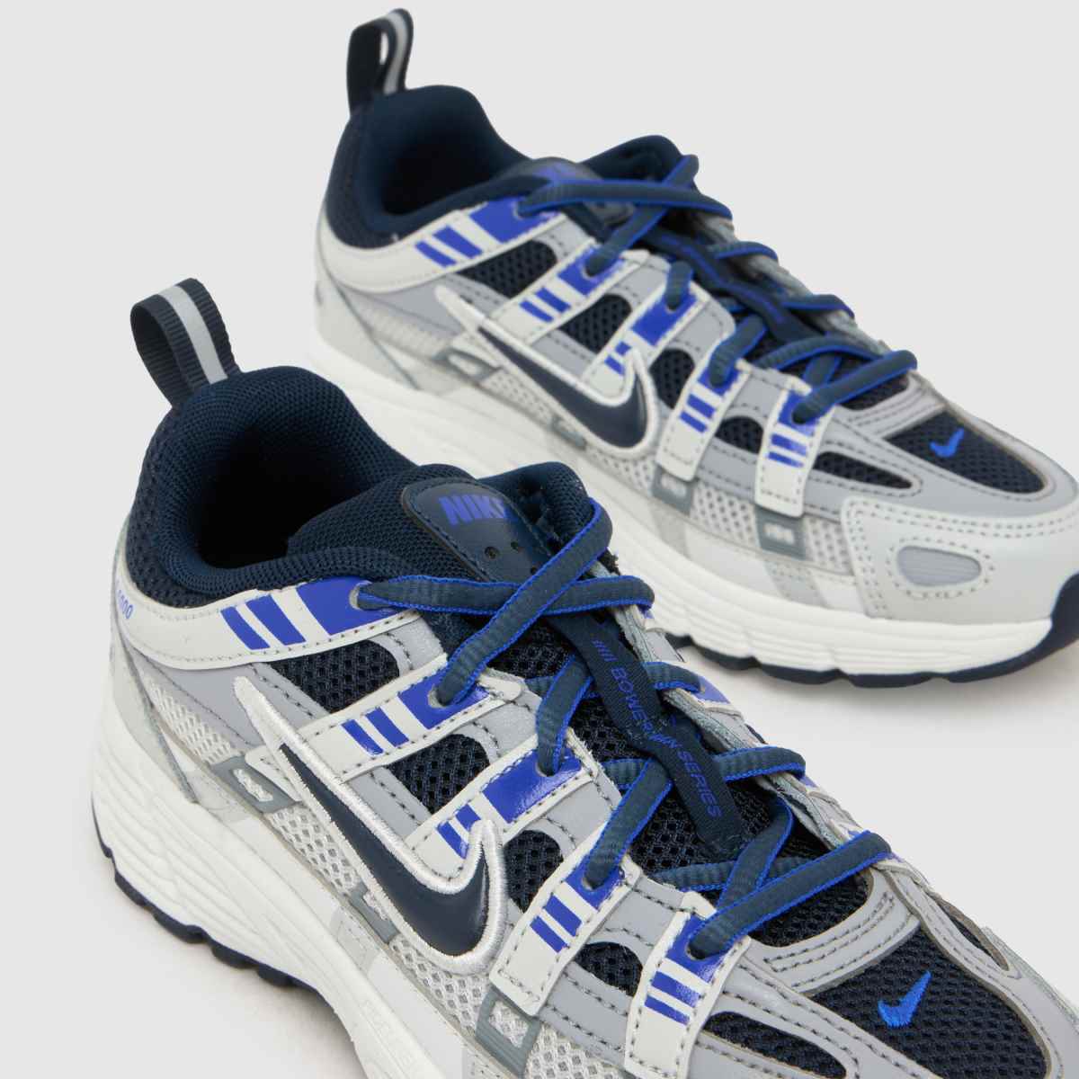 Nike P-6000 Boys Junior in Grey & Navy Nike P-6000 4