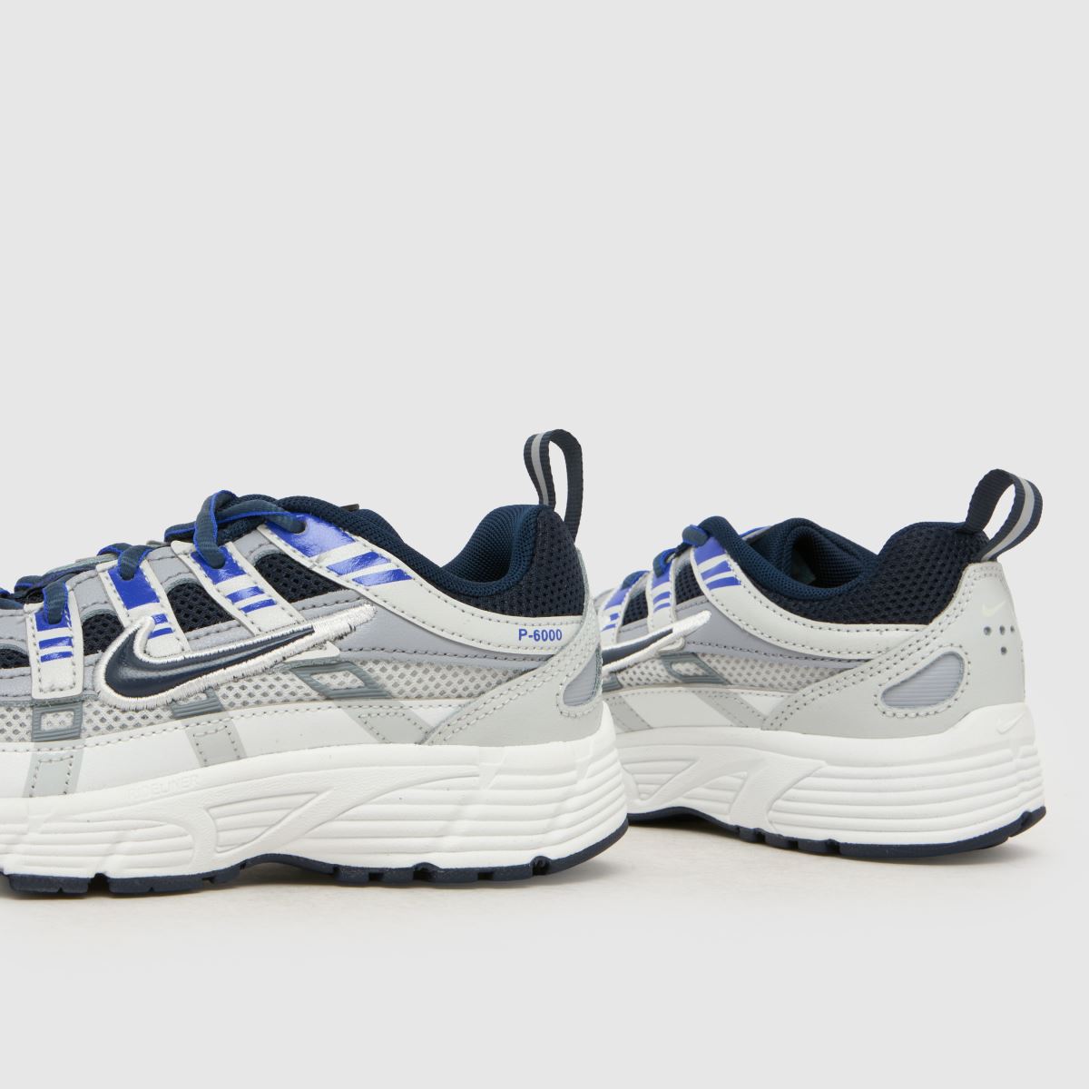 Nike P-6000 Boys Junior in Grey & Navy Nike P-6000 7