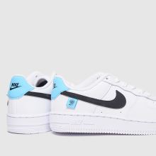 white air force ones junior
