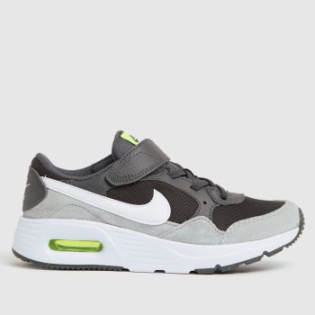 Nike grey & lime air max sc trainers junior Nike grey & lime air max sc trainers junior