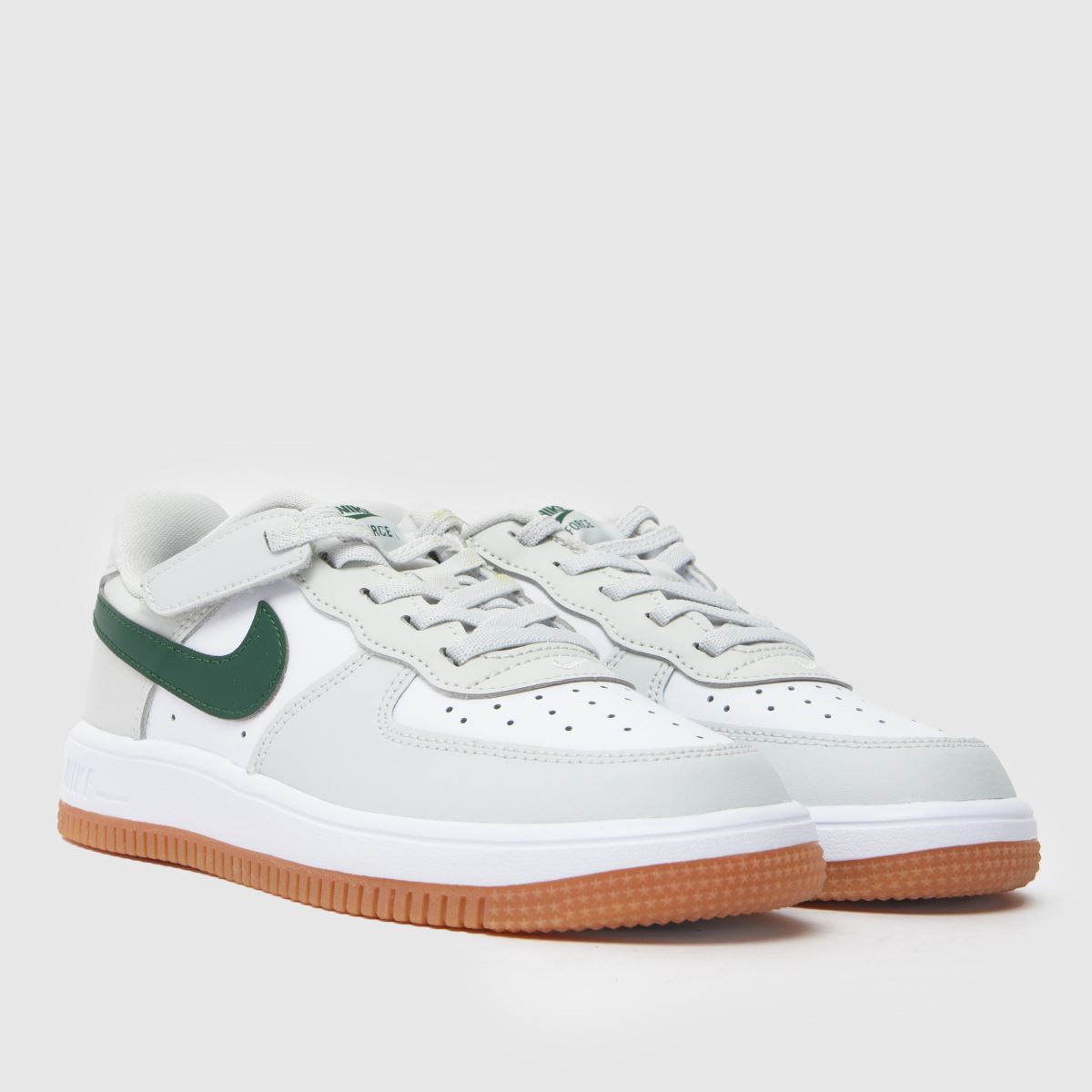 Nike Force Low EasyOn Boys Junior in White grey