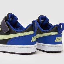 Nike Court Borough Low Boys Junior in Black Multi Nike Court Borough Low,4 of 4