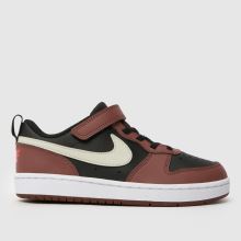 Nike Court Borough Low Boys Junior in Multi Nike Court Borough Low,1 of 4