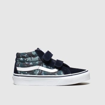 Vans navy & green sk8-mid reissue v trainers junior Vans navy & green sk8-mid reissue v trainers junior