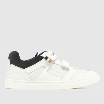 BOSS White 2 Strap Boys Junior