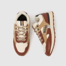 BOSS Runner Boys Junior in Beige Multi BOSS Runner,4 of 4