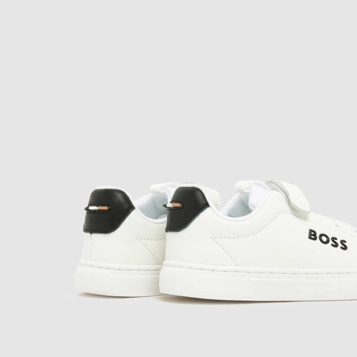 BOSS 1V Cupsole Boys Junior in White BOSS 1V Cupsole 7