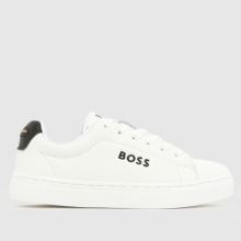 BOSS Cupsole Boys Junior in White BOSS Cupsole,1 of 4