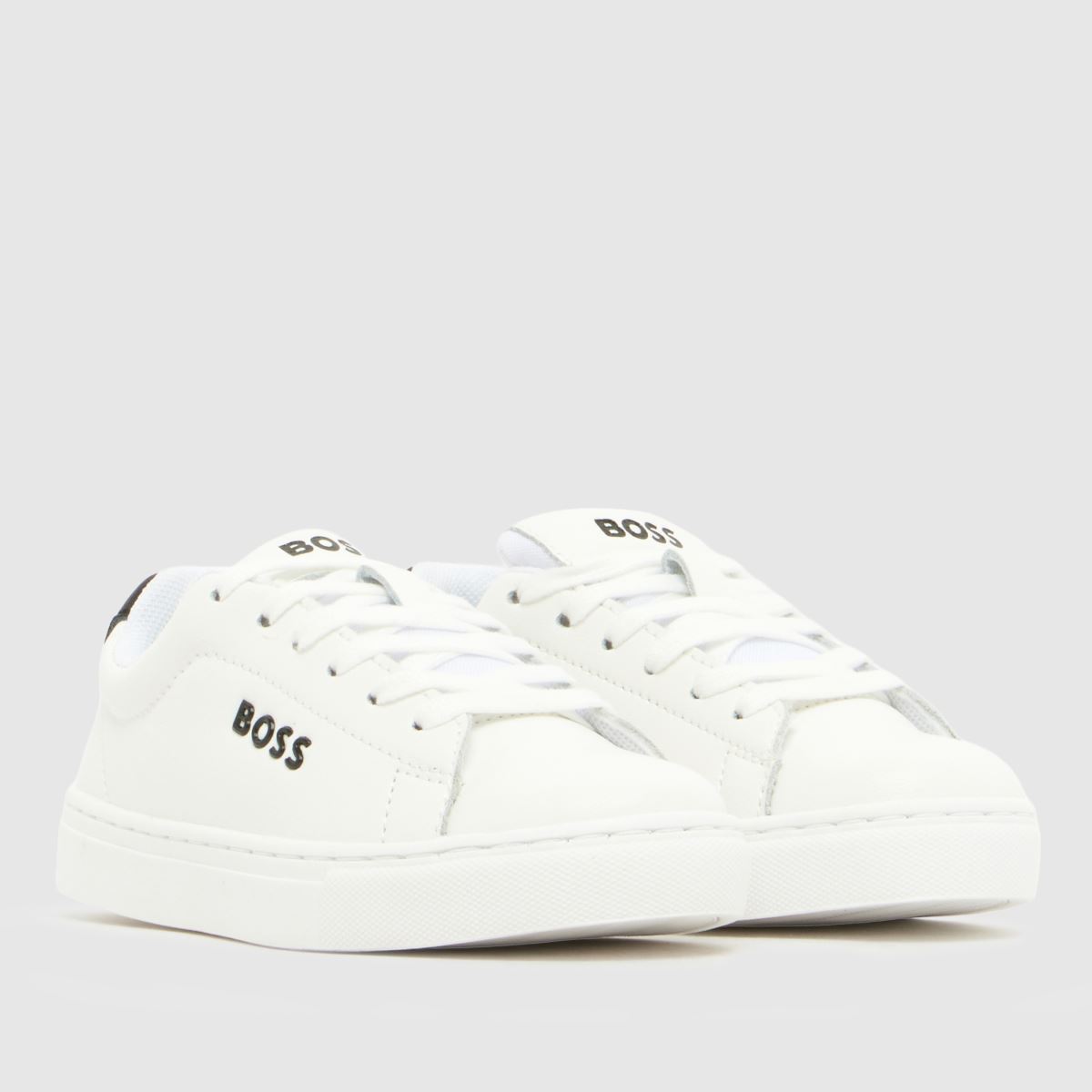 BOSS Cupsole Boys Junior in White BOSS Cupsole 1