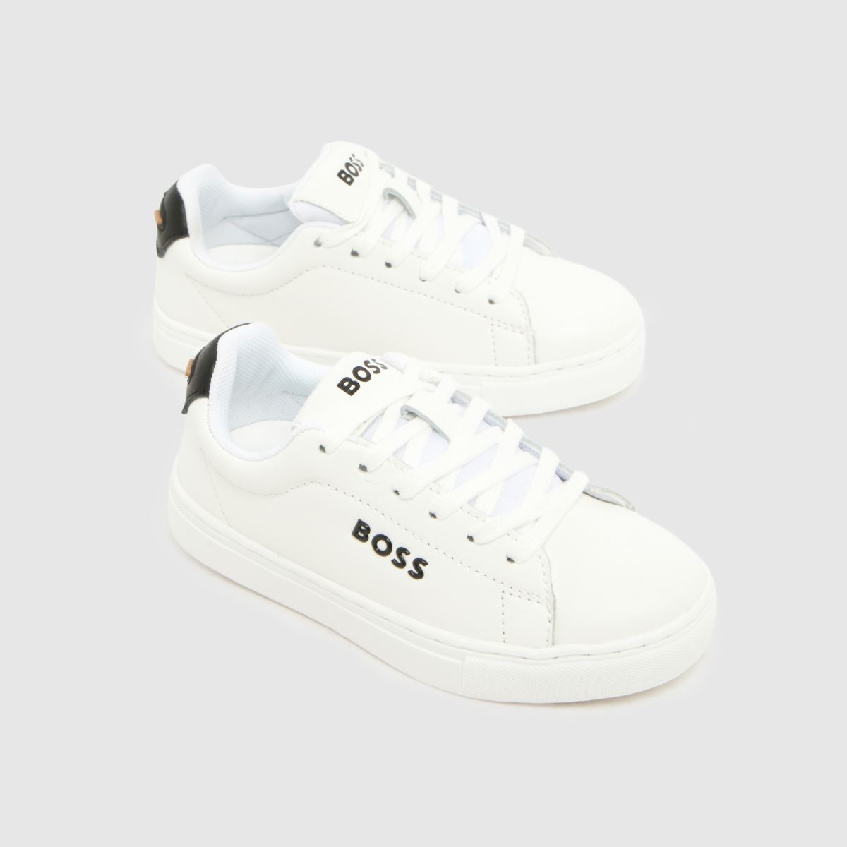 BOSS Cupsole Boys Junior in White BOSS Cupsole 4
