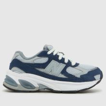New Balance 2010 Boys Junior in Grey & Navy New Balance 2010,1 of 4