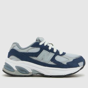 New Balance Grey & Navy 2010 Boys Junior