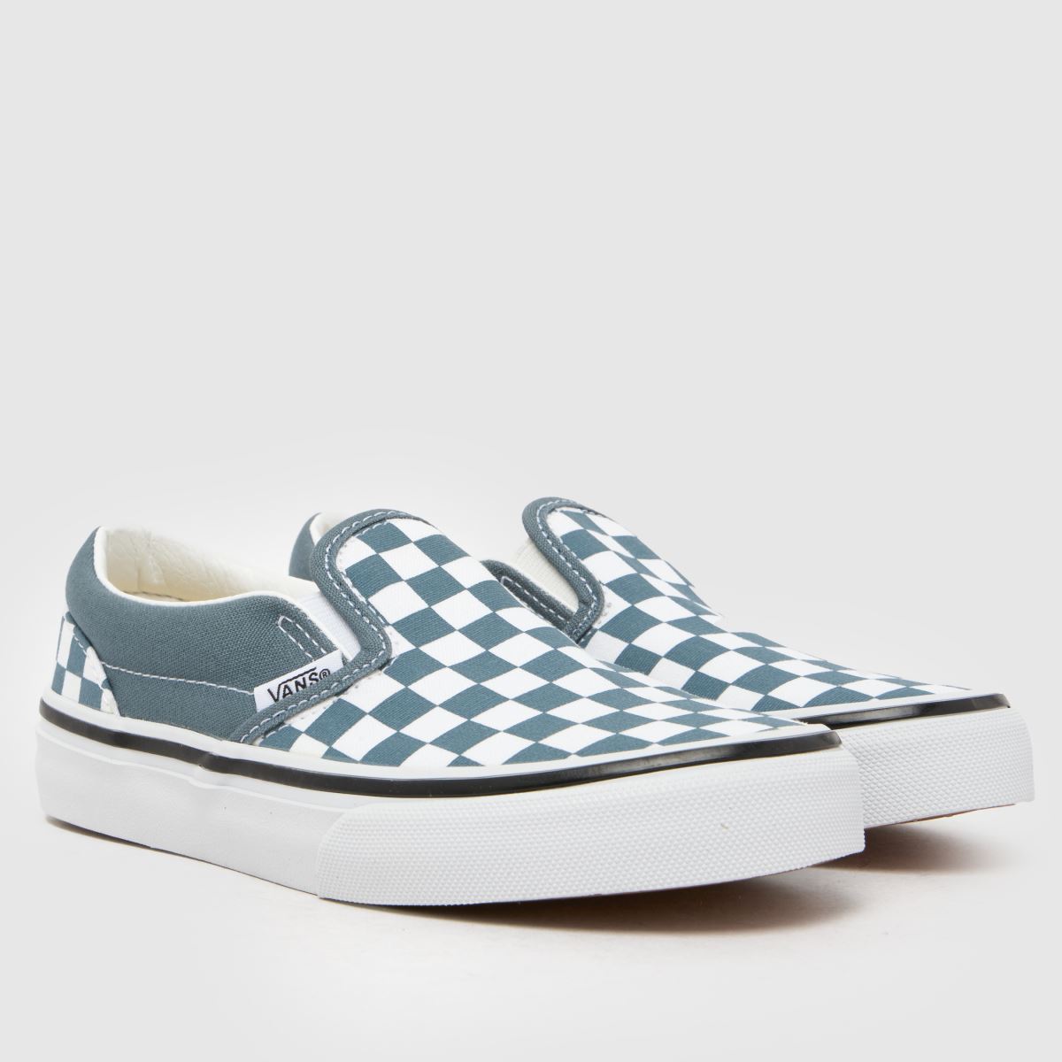 Vans Classic Slip-On Boys Junior in Grey Vans Classic Slip-On 1