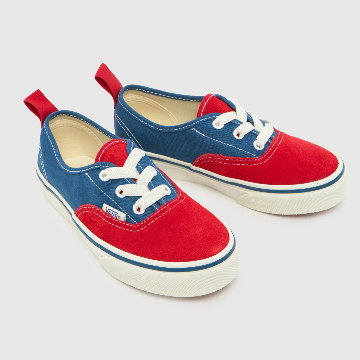 Vans Authentic Boys Junior in Blue Multi Vans Authentic 4