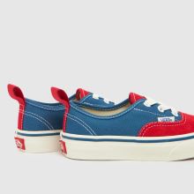 Vans Authentic Boys Junior in Blue Multi Vans Authentic,4 of 4