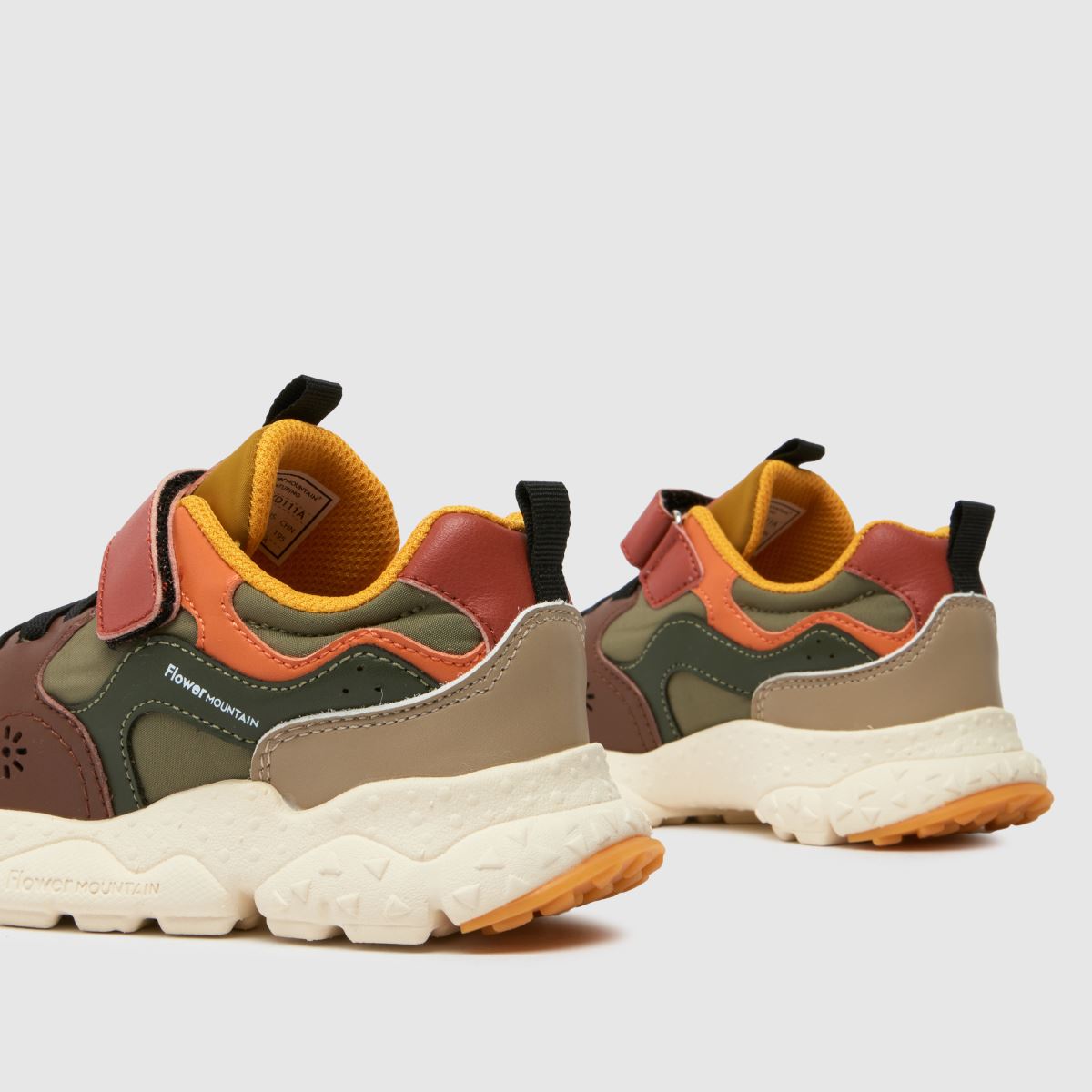 FLOWER MOUNTAIN Multi Yamano 3 VL Boys Junior Trainers FLOWER MOUNTAIN Multi Yamano 3 VL Boys Junior Trainers