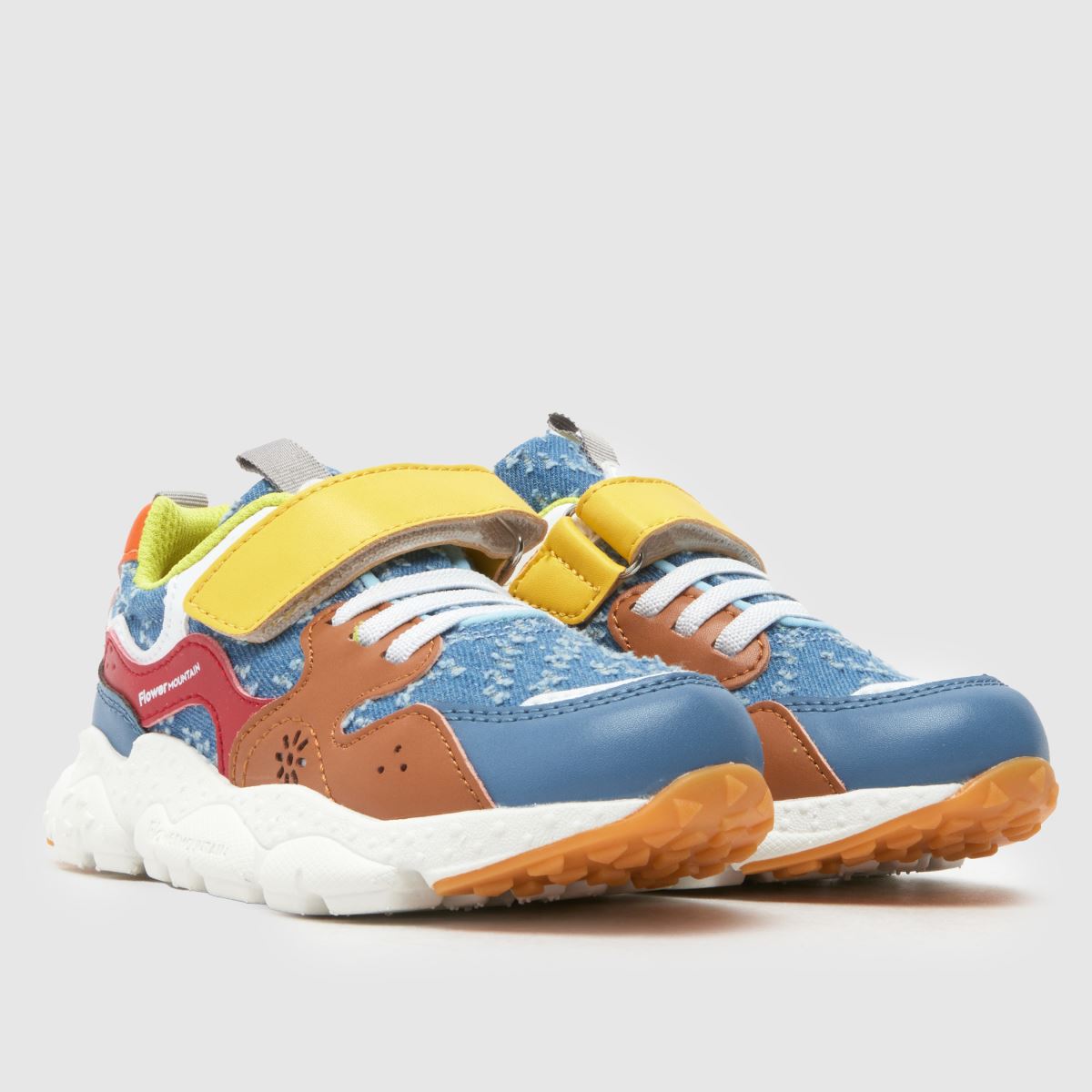 FLOWER MOUNTAIN Yamano 3 Boys Junior in Brown Multi FLOWER MOUNTAIN Yamano 3 1