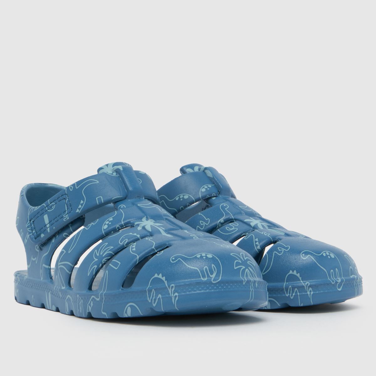 JUJU JELLIES Dino Print Cherub Boys Junior in Blue JUJU JELLIES Dino Print Cherub 1