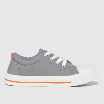 schuh grey major lace up trainers junior schuh grey major lace up trainers junior