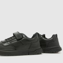 schuh Mountain Leather Boys Junior in Black schuh Mountain Leather,3 of 4