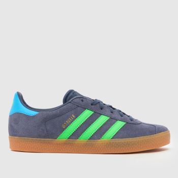 adidas gazelle silver green womens adidas Originals Gazelle Indoor | Focus Olive / Core Black / Gum5 main image 1