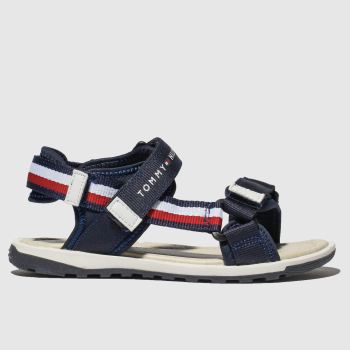 tommy hilfiger navy & white velcro sandal sandals youth tommy hilfiger navy & white velcro sandal sandals youth