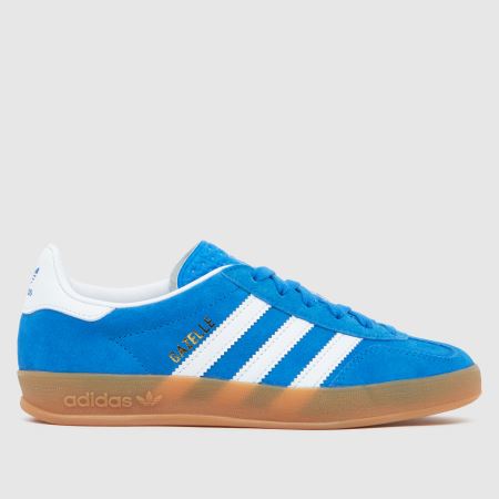 Kids Boys Youth Blue adidas Gazelle Indoors Trainers | schuh