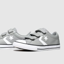 converse grey star player 3v mars trainers youth converse grey star player 3v mars trainers youth