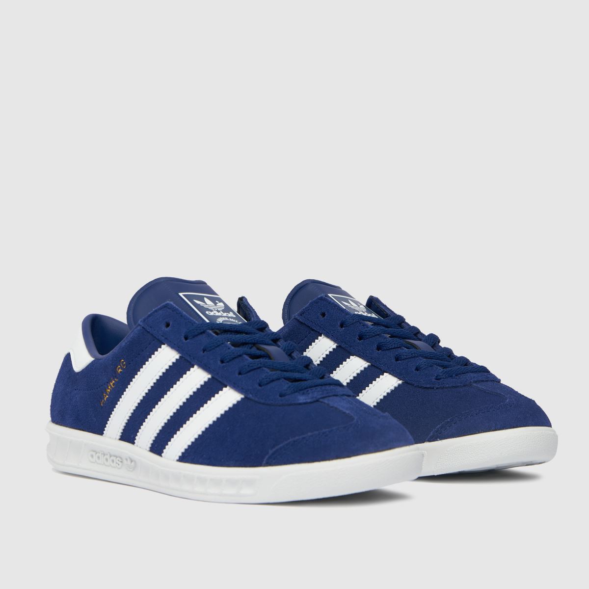 adidas blue hamburg trainers