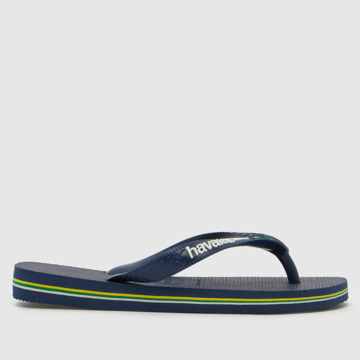 Havaianas Brasil Logo Boys Youth in Navy Havaianas Brasil Logo 1