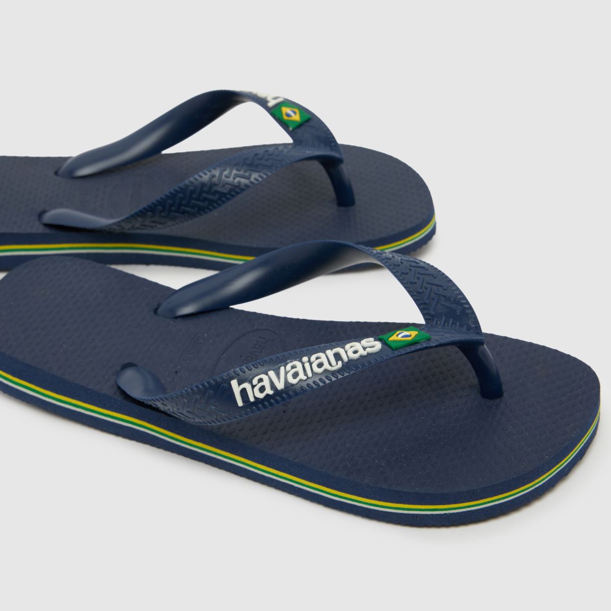 Havaianas Brasil Logo Boys Youth in Navy Havaianas Brasil Logo 4