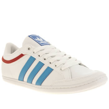 Low Boys Plimcana Adidas TrainersSchuh Whiteamp; Blue Aj53RL4