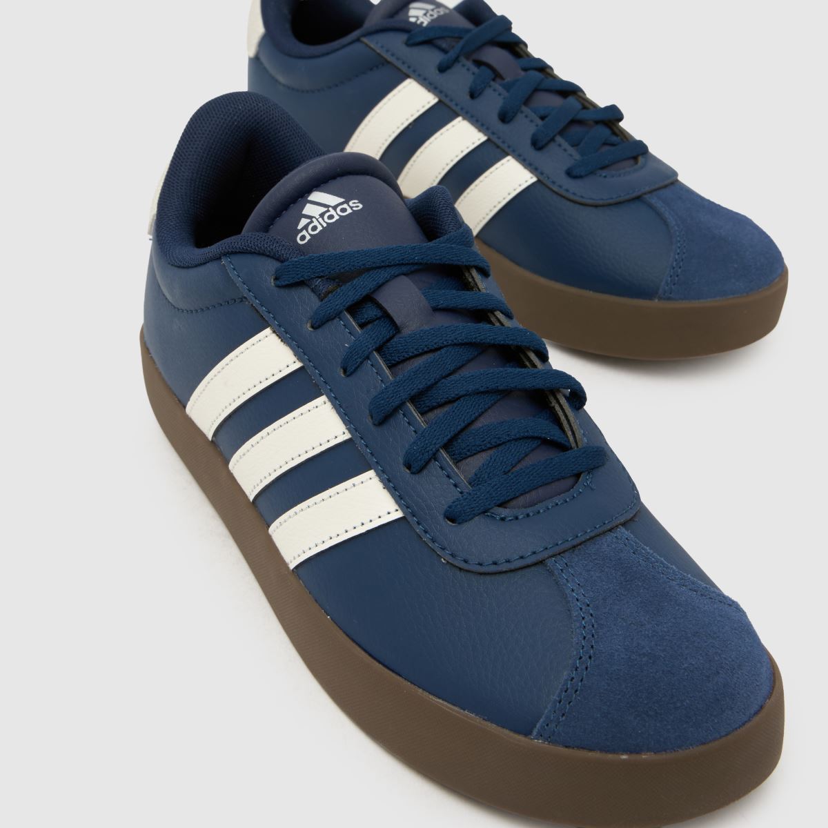 adidas VL Court Boys Youth in Navy & Stone adidas VL Court 4