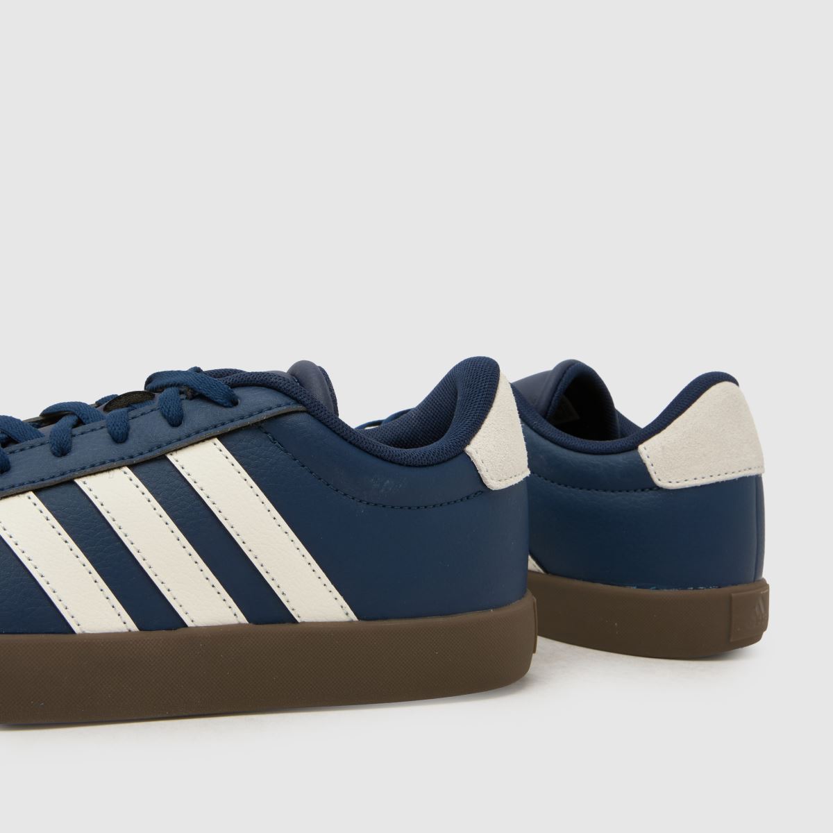 adidas VL Court Boys Youth in Navy & Stone adidas VL Court 7