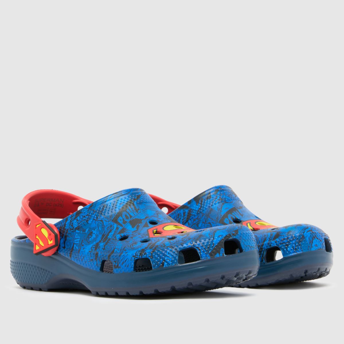 Crocs X Superman Clog Boys Youth in Black and blue Crocs X Superman Clog 1