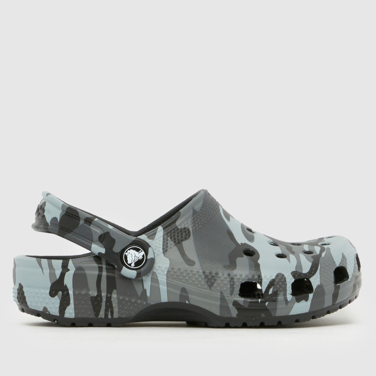 Crocs Black Multi Classic Clog Boys Youth Sandals