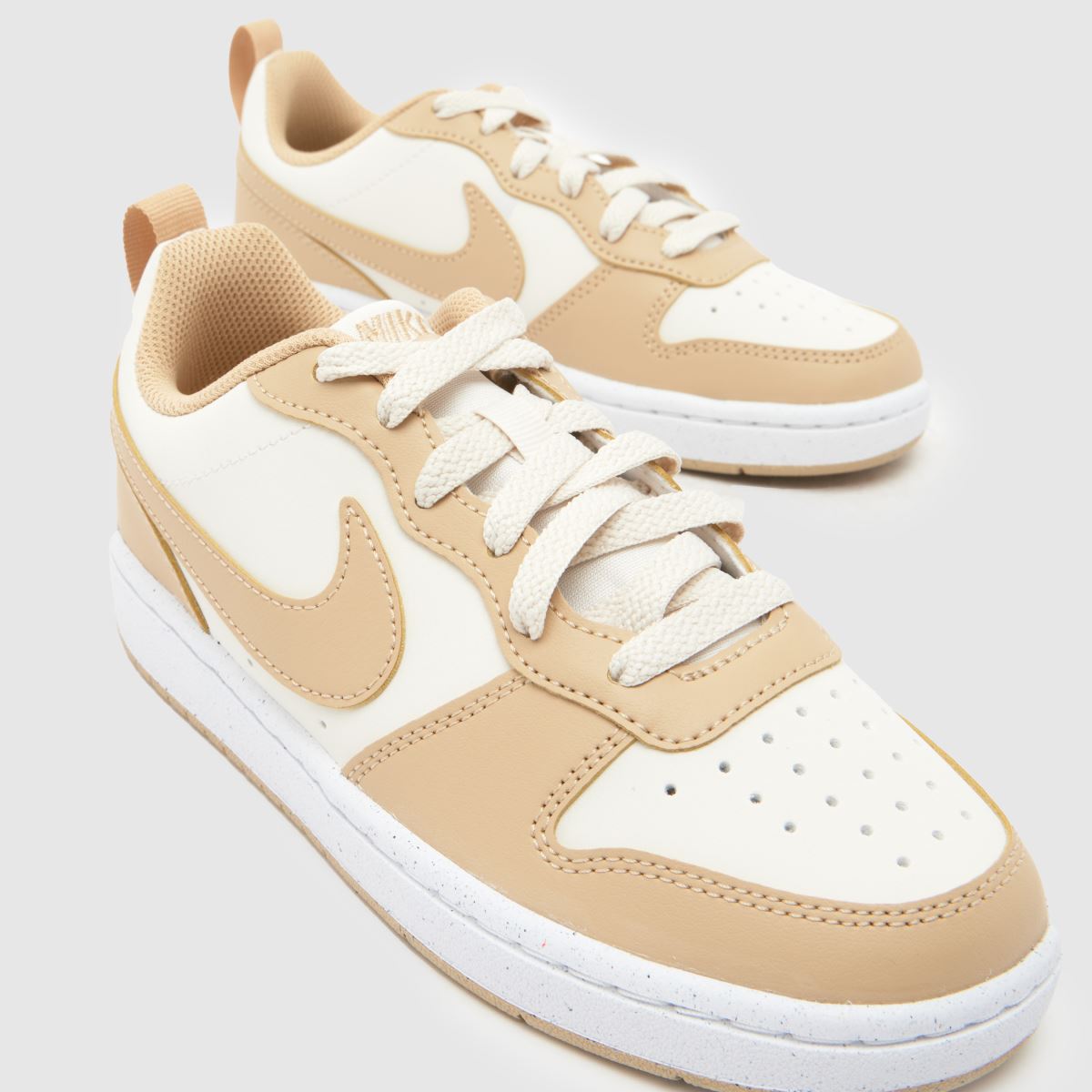 Nike Court Borough Low Boys Youth in Stone Multi Nike Court Borough Low 4