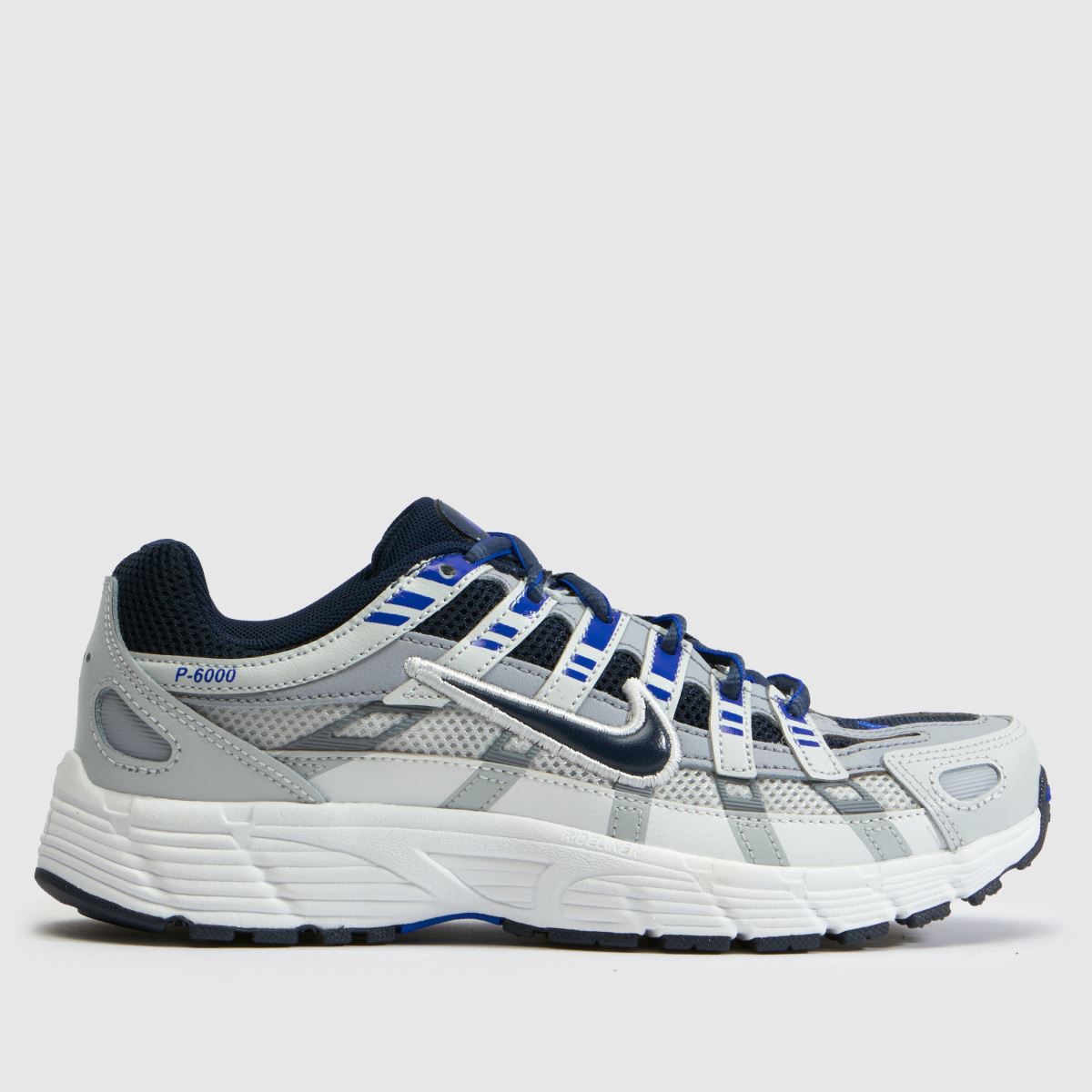 Nike P-6000 Boys Youth in Grey & Navy Nike P-6000