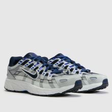 Nike P-6000 Boys Youth in Grey & Navy Nike P-6000,2 of 4