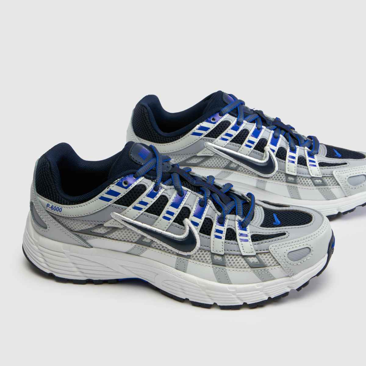 Nike P-6000 Boys Youth in Grey & Navy Nike P-6000 4