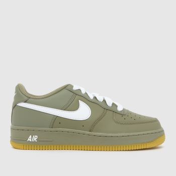 Nike Dark Green Air Force 1 Boys Youth