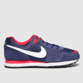 Nike navy & red md runner trainers youth Nike navy & red md runner trainers youth
