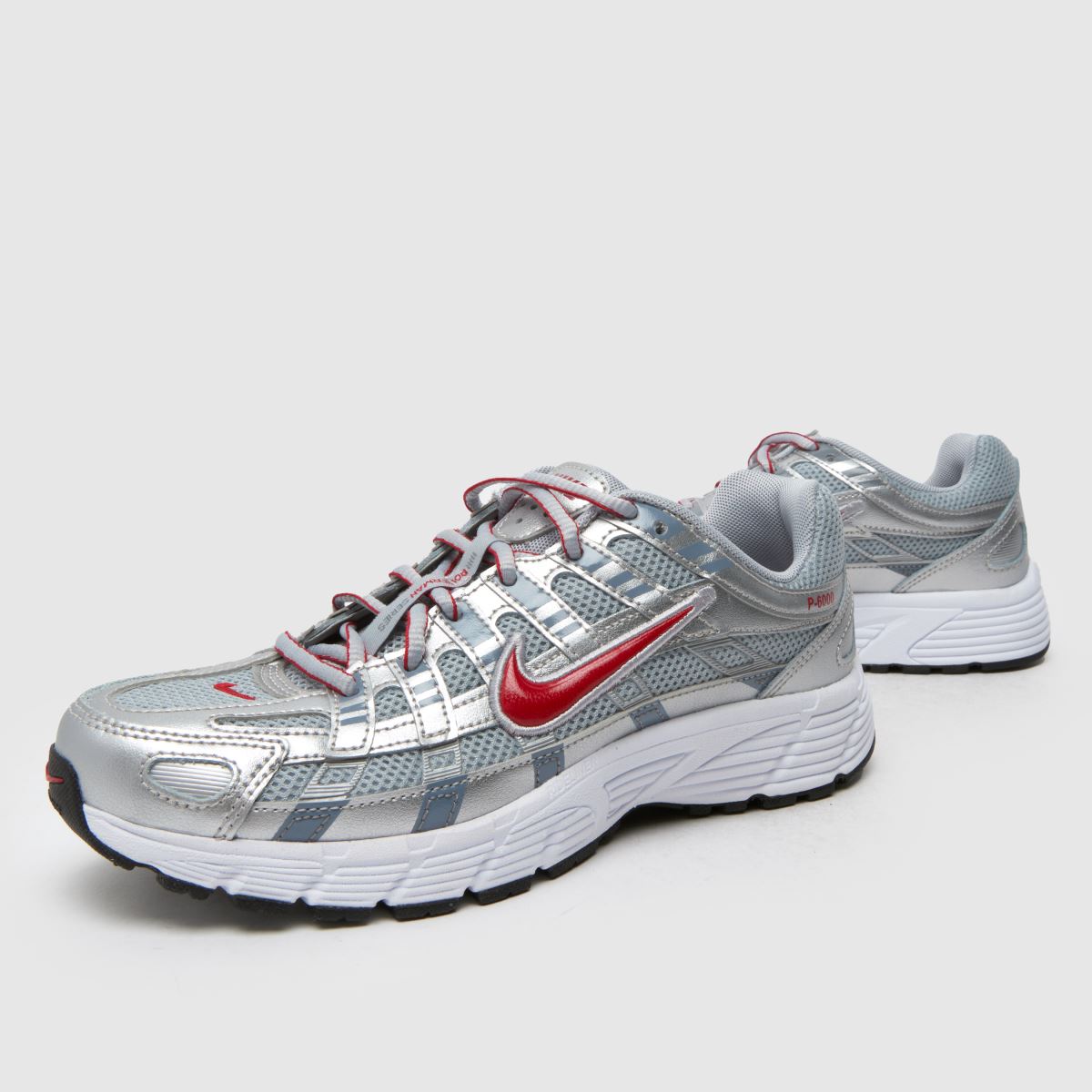 Nike P-6000 Boys Youth in Silver Multi Nike P-6000 7
