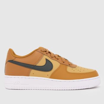 Nike Tan Air Force 1 Boys Youth
