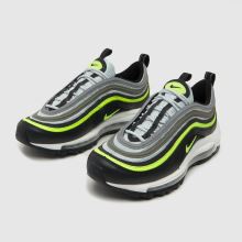 black and green air max 97